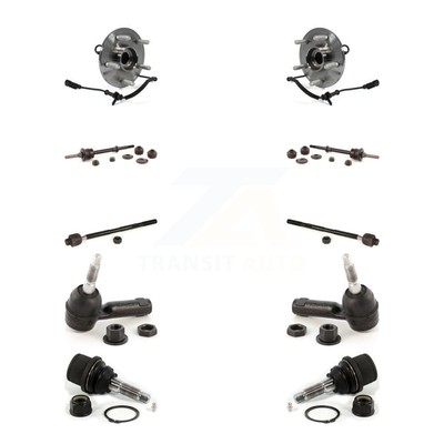 Front Bearing Lower Ball Joint Outer Inner Tie Rod Link Kit (10Pc) For Ram 1500