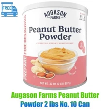 Augason Farms Peanut Butter Powder 2 lbs No. 10 Can