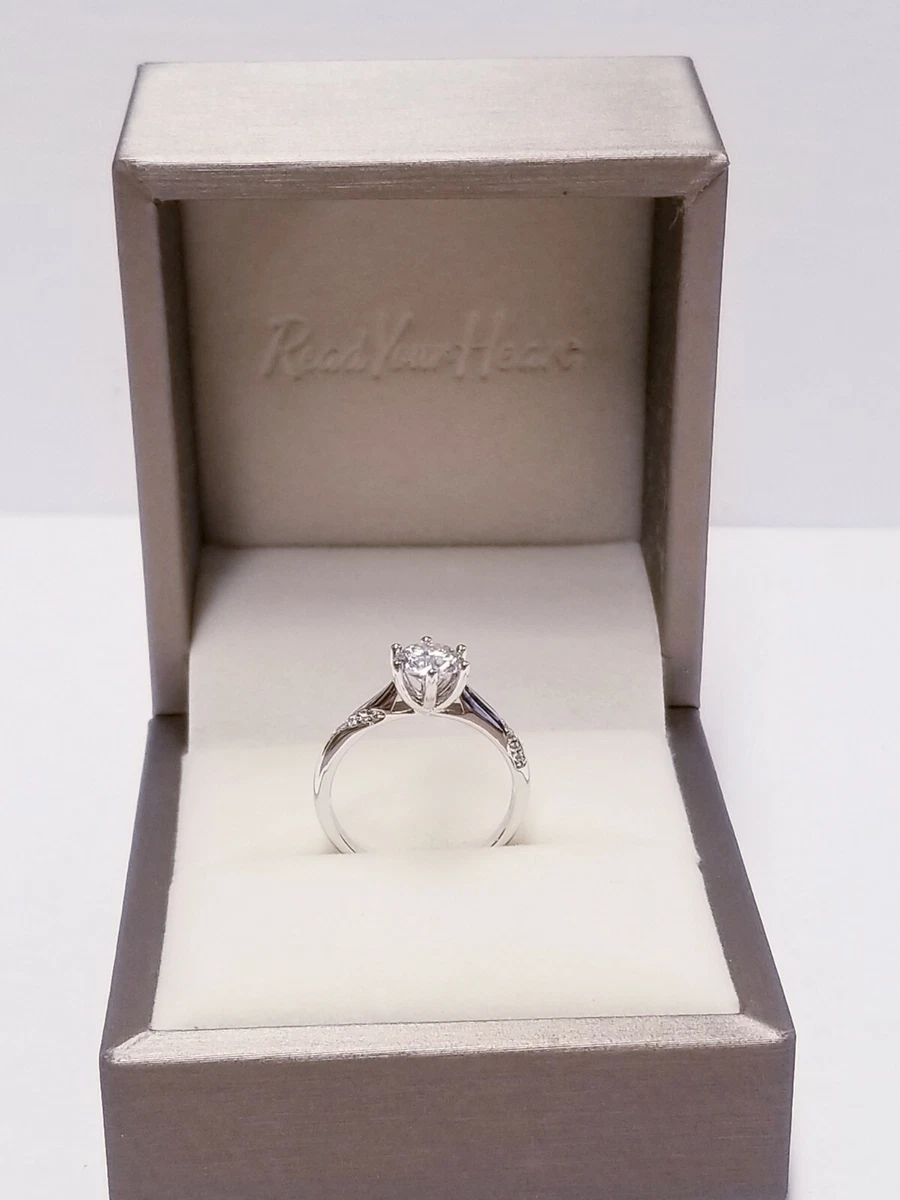 Read Your Heart Moissanite Series Fashion Six Prong Sterling