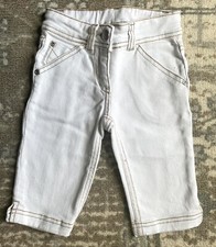 Mini Boden Girls White Denim Shorts 5Y