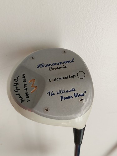 Pearl Tsunami Ceramic Golf Clubs Lite Wave Regular Flex RH 1 3 5 Wood & Putter - Picture 14 of 20