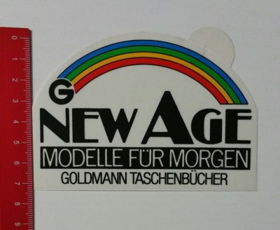 Aufkleber/Sticker: New Age Modelle Für Morgen Goldmann Taschenbücher (23021716)