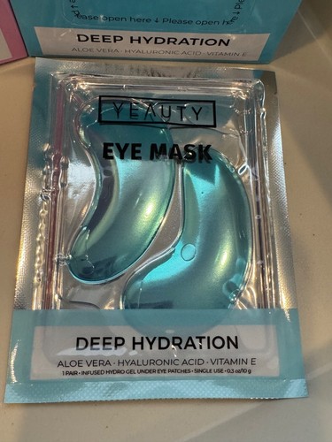 Yeauty "Deep Hydration Eye Mask" / Infused Hydro Gel Patches 1 Pk - Picture 2 of 2