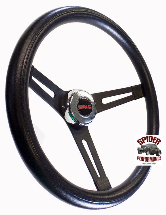 Volante camioneta Sonoma GMC S15 1982-1994 13 1/2" MUSCLE CAR NEGRO Foto 2 de 4