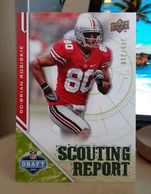 2009 Upper Deck Draft Edition #216 Brian Robiskie SR 345/350 OHIO STATE BUCKEYES