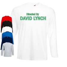 Directed By David Lynch Long Sleeve T-Shirt Twin Peaks Eraserhead  Blue Velvet
