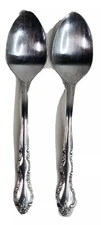 Dessert Dinner Spoon Teaspoon Set of 2 Imperial 6.25 inch Long Stainless Korea