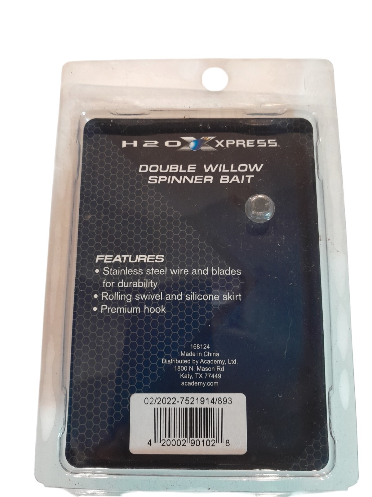 H20 Xpress Tandem Blade Spinner Bait 1/2OZ  Stainless Steel Wire and Blades Bait