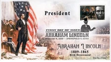 SC 4383-2, 2009, Abraham Lincoln, Birth Bicentennial, FDC, Pictorial Cancel, Pre