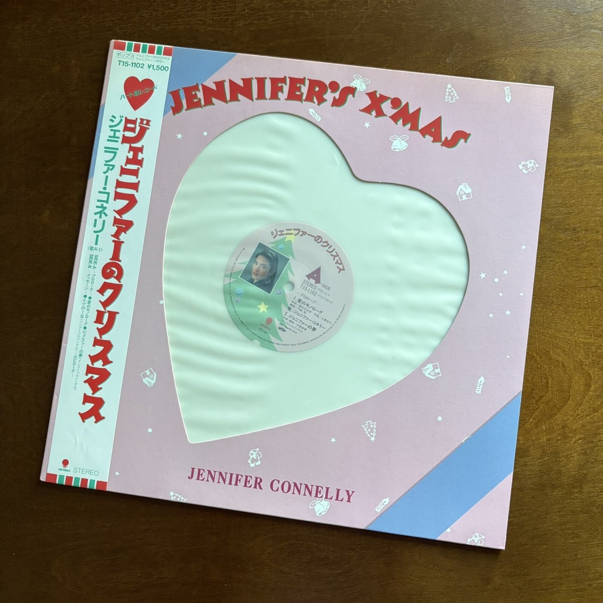 JENNIFER CONNELLY Jennifer's X'mas JAPAN white HEART SHAPED