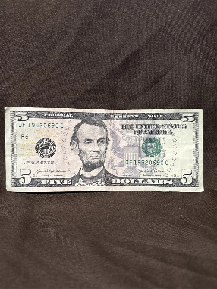 Fancy Note Dollar 19520690 June 9. 1952 - Image 2 of 4