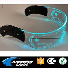 Newest LED Light Up Glasses Luminous Glasses Technology Future Glow Party Costum