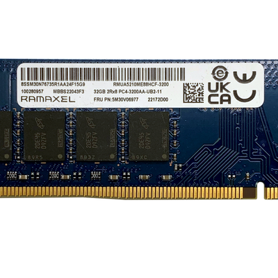RAMAXEL PC4 32GB BIOSチェック✅済み RAMAXEL 32GB PC4-3200AA-U 2Rx8 DDR4 Unbuffered UDIMM Memory