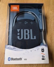 JBL Clip 4 Portable Bluetooth Speaker - Blue NEW SEALED