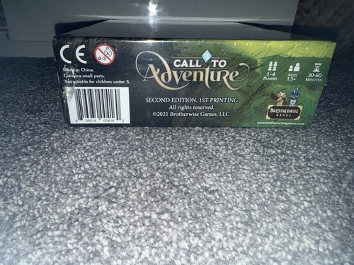 Call to Adventure Board Game BrotherGames First Edition 2nd Second Printing 2019 - Picture 5 of 6