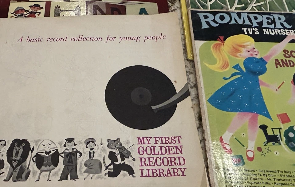 VTG 6 Children's Sing Along LPs "My First Golden Record Library"+(1)Disney 60's - Image 4 of 4