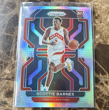 Panini Prizm 2021-22 Scottie Barnes Rookie Silver Prizm #320 Raptors NBA