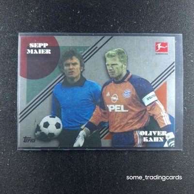 Topps Sepp Maier / Oliver Kahn FC Bayern München Dual 2024/25 Matthäus Platinum