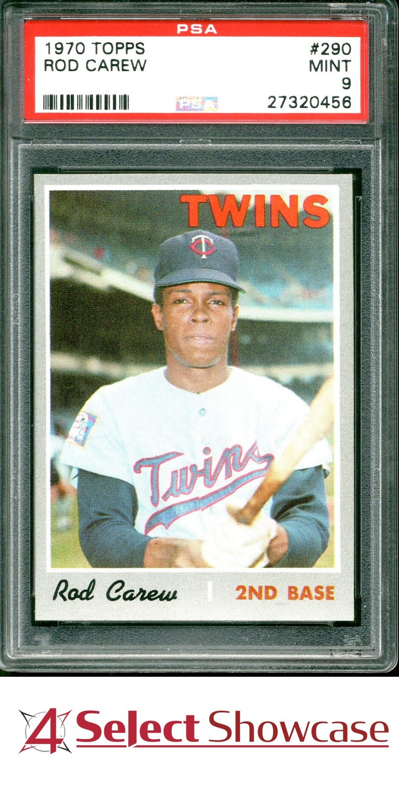 1970 TOPPS #290 ROD CAREW TWINS HOF PSA 9