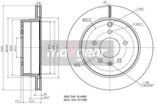 2 dischi freno nuovi per CHEVROLET OPEL PONTIAC VAUXHALL:CAPTIVA,EQUINOX,TORRENT