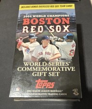 Topps 2004 Boston Red Sox World Series Commemorative Box 55 Cards Baseball