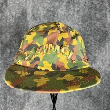 Vintage Camel Cigarette Camo Hat Made In USA Snap Back