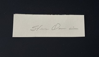 Sgt Stefan Oancia DFM WW2 Dambusters 617 Sqn Operation Chastise Signed Card