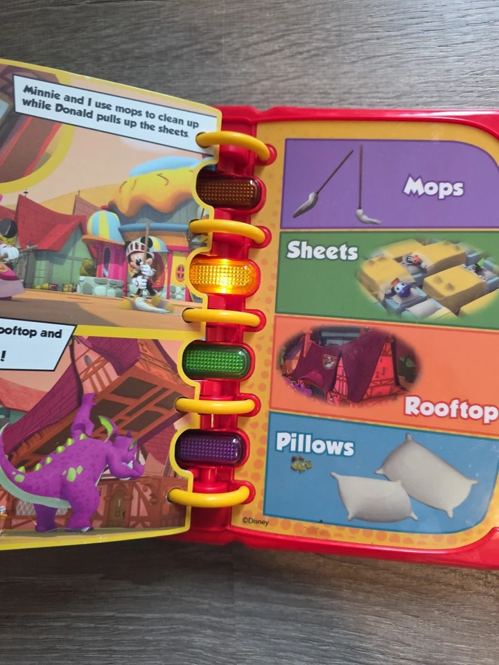 V-tech Disney Junior Mickey Mouse Fun House Explore & Learn Electronic book 2022 - Image 4 of 4