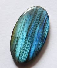 58.20 Cts. Natural Labradorite Cabochon Loose Gemstone 43.5X23.4X6 mm