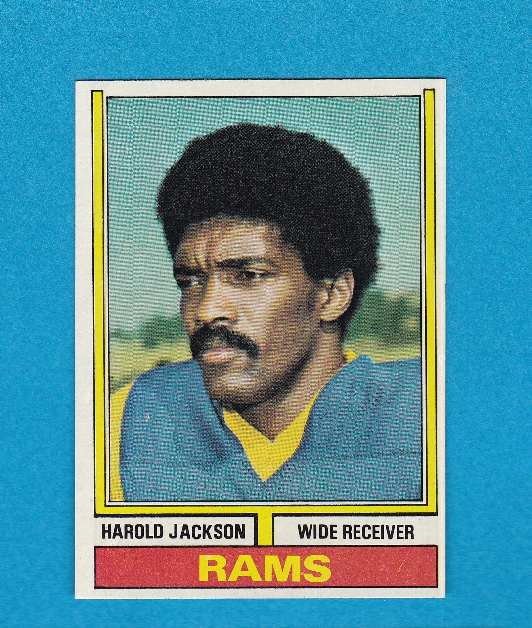 1974 TOPPS FOOTBALL SET BREAK 420 HAROLD JACKSON RAMS NM/MT