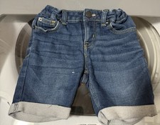 Cherokee Bermuda Jean Shorts Girls Size XS 4/5 Cuffed