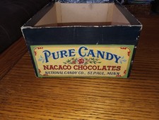VINTAGE   NACACO CHOCOLATES BOX - NATIONAL CANDY CO ST PAUL,MN