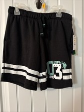 U.S. Polo Assoc. Boys Shorts W/Hem Print Size L