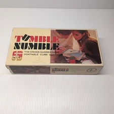 Vintage 1969 Tumble Numble Cross-Number Game Cube Dice Selchow Righter