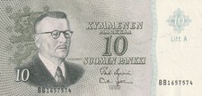 FINLAND 10 MK 1963 UNC (K16-S104)