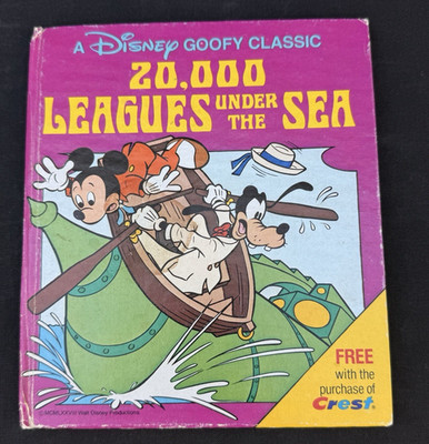 20,000 Leagues Under the Sea Disney Goofy Classic 1978 comic book Nautilus Crest