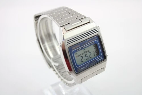 Vintage Seiko Digital Alarm Chronograph Quartz Watch Ref A639-5009 Working