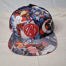 Avengers Marvel Youth Sized OSFM Snap-Back Ball Cap Berkshires Fashion NWT