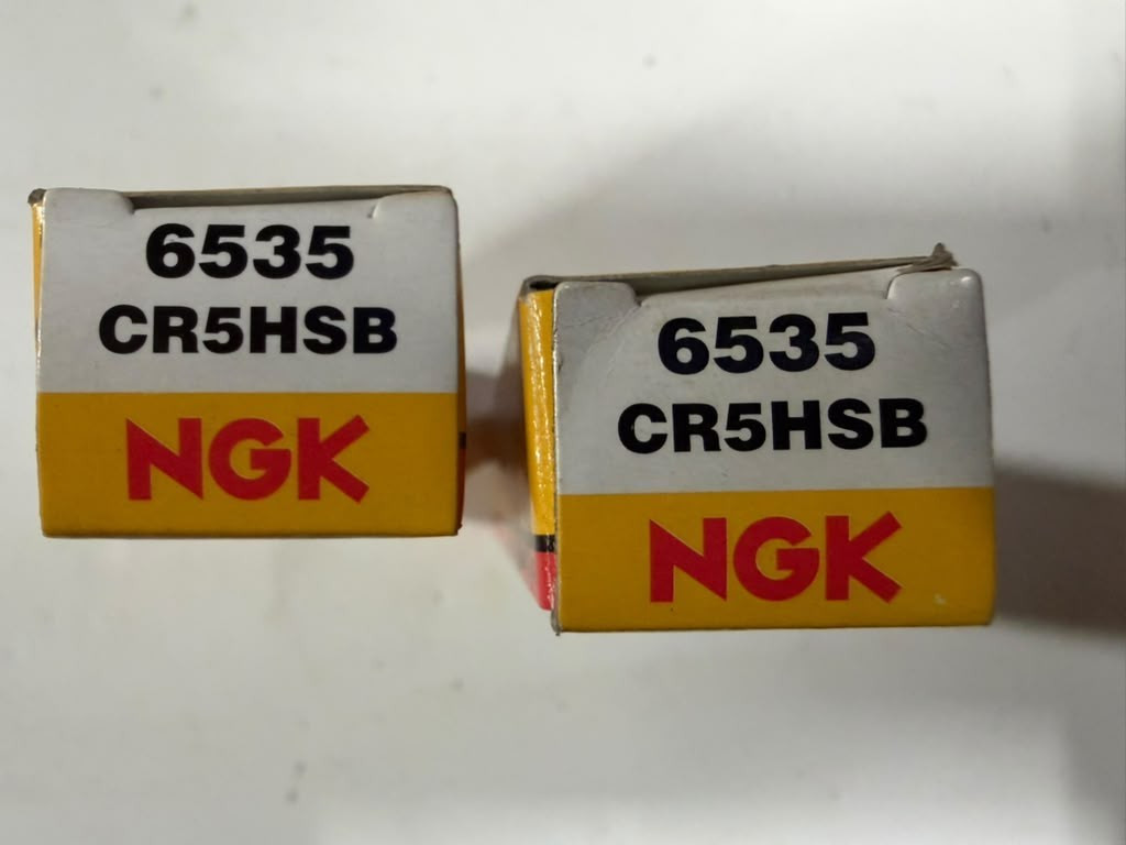 NGK 6535 CR5HSB Nickel Spark Plug, LOT OF 2