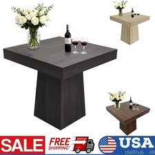 31.5-Inch Square Dining Table for 4 People, Small Kitchen Table for Living Room