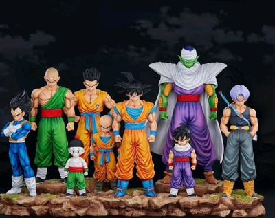 Dragonball Z - Fighter Z 9er Set Anime Figuren - 28cm Ohne Box