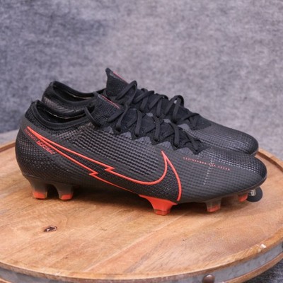 Nike Mercurial Vapor 13 Elite FG Men Size 9 US Black Smoke Gray Red AQ4176-060]