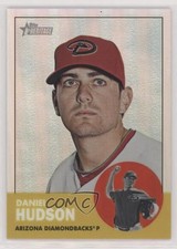 2012 Topps Heritage Chrome Refractor 153/563 Daniel Hudson #HP62 4c5