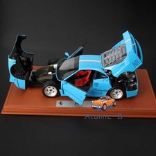Kyosho x BBR 1:18 Ferrari F40 Blue Limited Diecast Car Model Fully Open BBRKS012