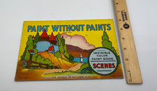 Vintage 1939 Booklet Platt Munk Paint without Paints Scenes