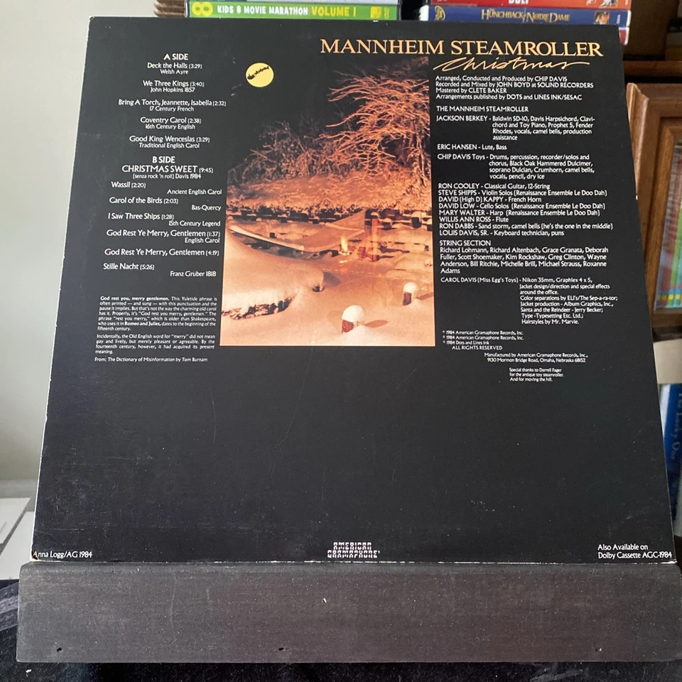 🎅🏼 Mannheim Steamroller - Christmas (1984, Vinyl LP) *CHRISTMAS* Foto 2 de 4