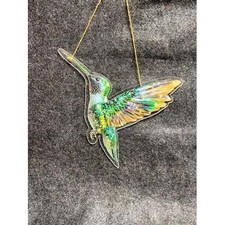 Hummingbird Suncatcher Rainbow Iridescent Acrylic Decoration Hanging