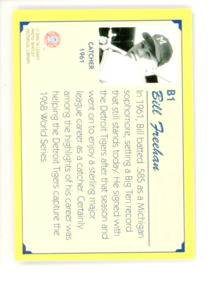 TK LEGACY MICHIGAN MULTI SPORT BILL FREEHAN #B1 - Image 2 of 2