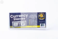 10 Banknote Currency Sleeves Rigid US Dollar Modern Size US Topload Holders Note