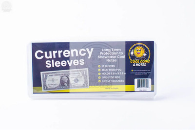 Banknote Currency Sleeves Rigid US Dollar Modern Size US Topload Holders Note